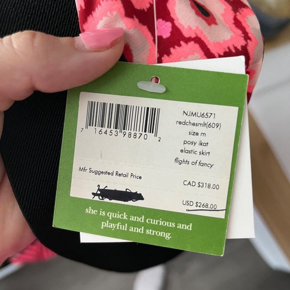 kate spade Skirts Nwt Kate Spade Ny Posy Ikat Elastic Skirt Flights